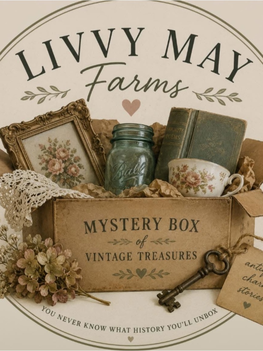 Livvy May Farms Mystery Box - Vintage Treasures